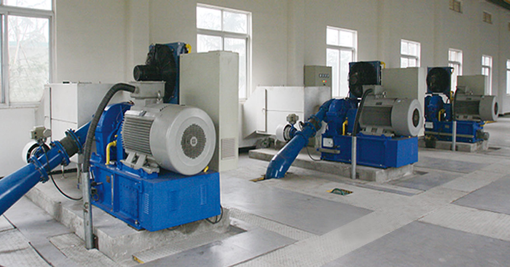 Standard packaged blower installation