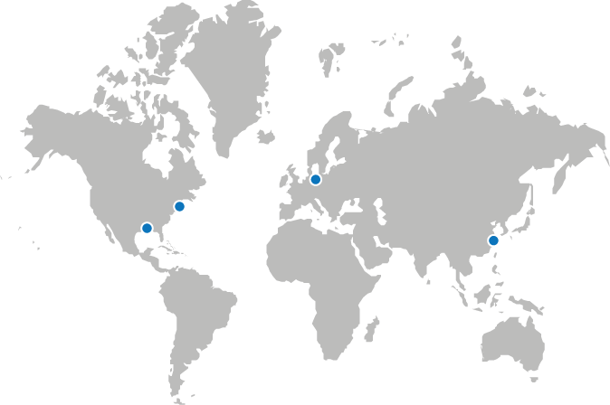 Map of GL-TURBO global locations